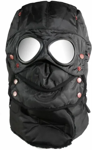 Vista 2 de Winter Thermal Trapper Hat with Glasses Winter Cycling Windproof Ski Mask Cap