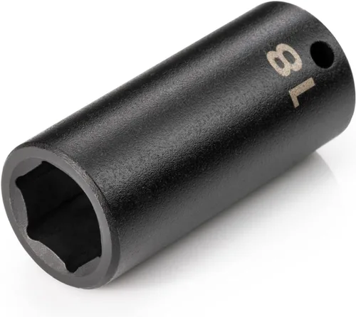 Vista 50 de TEKTON Zócalo de impacto de 6 puntos de 1 pulgada de profundidad de 3/8 pulgadas x 1 pulgada SID13025