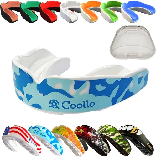 Vista 11 de Protector Bucal Hervir y Morder (Jóvenes y Adultos) DA Boquilla Deportiva de Ajuste Personalizado para Fútbol Americano, Hockey, Rugby, Lacrosse