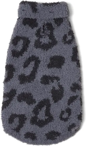 Vista 7 de Barefoot Dreams® CozyChic® - Suéter para mascotas Barefoot in the Wild, color crema, talla XS Crema/Piedra