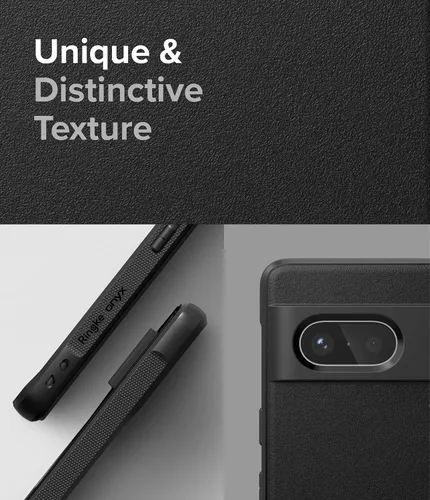 Vista 6 de Ringke Onyx - Funda compatible con Google Pixel 7 [negra] + funda delgada compatible con Google Pixel Watch [transparente + negro]