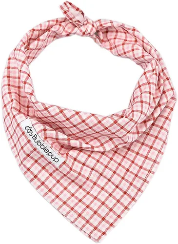 Vista 6 de Bubblepup Bandana para perro, 1 bandana de verano para perro, cómodas bandanas de algodón para perro niño y niña, bufanda triangular para perros