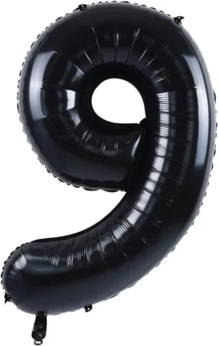 Vista 27 de TONIFUL Globos grandes de helio de letras B negras grandes de 40 pulgadas, globos de aluminio Mylar para decoración de suministros de fiesta