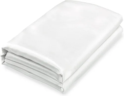 Vista 29 de Homiest Sábana bajera ajustable de satén azul bebé, tamaño individual, bolsillo profundo, ropa de cama lujosa y ultrasuave
