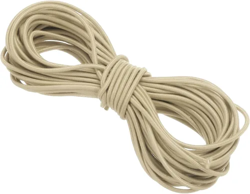 Vista 70 de PATIKIL Cuerda elástica elástica de 109 yardas (328.1 ft), cuerda elástica pesada de 0.059 in, albaricoque para manualidades, correas de gancho