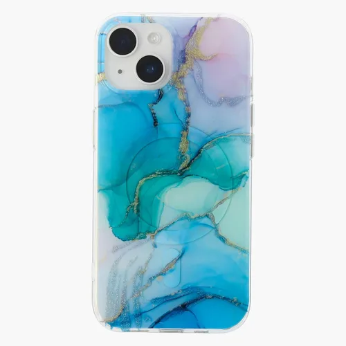 Vista 28 de Funda degradada para iPhone 14 Pro - Diseño multicolor degradado naranja y amarillo, resistente a los impactos y con imanes