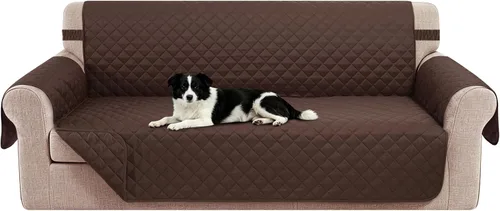 Vista 11 de Fundas para Silla Reclinable Reversibles Funda de Sofá para Mascotas Protector de Muebles Lazy Boy (Silla 23'', Beige/Beige)