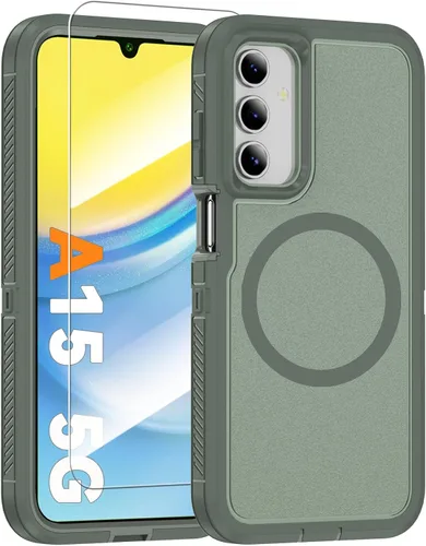 Vista 30 de Funda magnética para Samsung Galaxy S24+ Plus compatible con carga Magsafe [protector de pantalla de vidrio]