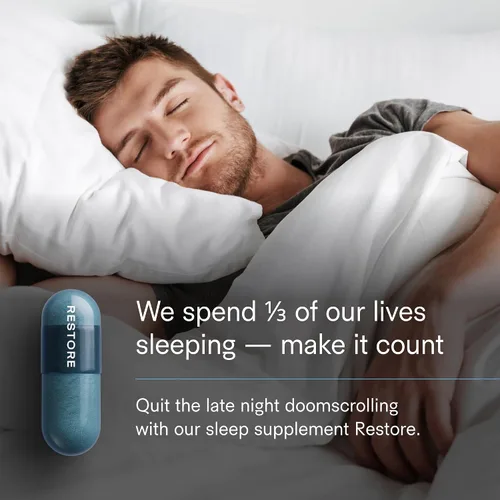 Vista 3 de Tally Health Paquete Super NAD+ - Sueño restaurador + energía celular y reparación del ADN con restauración (suministro para 30 días, 90 caps) +
