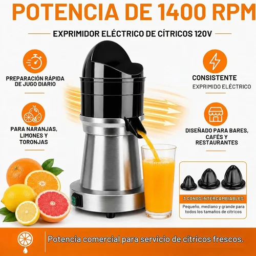 Vista 6 de YUANHAO Máquina eléctrica comercial del exprimidor de cítricos