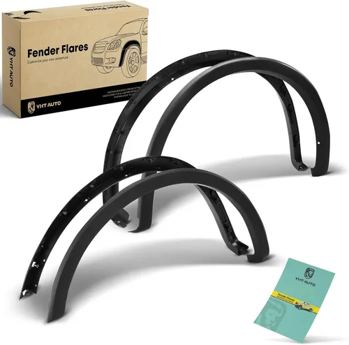 Vista 15 de YHTAUTO Juego de 4 guardabarros estilo fábrica OE para Ford F-150 Fleetside 2004-2008 (no compatible con los modelos Heritage), Lincoln Mark LT