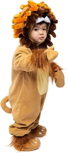 Vista 4 de Spooktacular Creations Halloween Baby Lion Costume, Toddler Lion Costume for Infant Kids Halloween Animal Dress up Party
