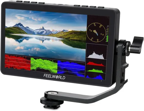 FEELWORLD F5 Pro - Monitor de campo para cámara réflex digital (pantalla táctil de 5,5 pulgadas, HDMI, 4K, IPS, FHD, 1920 x 1080)