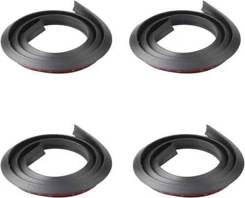Vista 9 de TuTuYa Guardabarros para guardabarros, 4.9 pies/4.9 ft, extensión universal para guardabarros de rueda de automóvil, bengalas de moldura