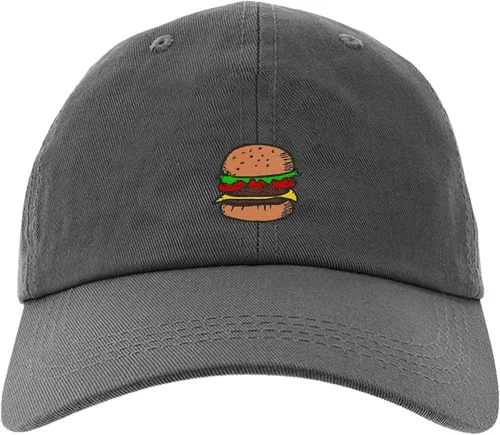 Vista 5 de owndis Gorra de hamburguesa bordada para hombres y mujeres, gorra de béisbol ajustable