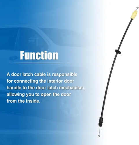 Vista 4 de uxcell Cable de bloqueo de puerta lateral delantera para Chevrolet Silverado para GMC Sierra Cable de pestillo de puerta reemplazar 25880301
