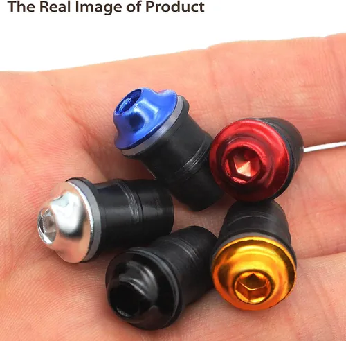Vista 5 de Kit de tornillos de 10 tornillos para parabrisas de motocicleta, tornillos universales CNC para parabrisas de motocicleta, funciona en parabrisas