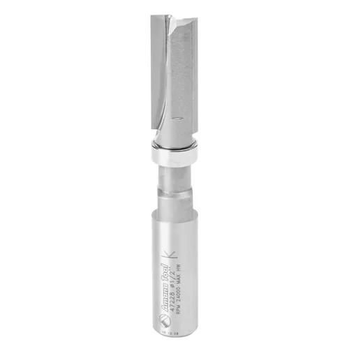 Vista 24 de Amana Tool 45487 - Broca de carburo con punta de carburo, 45487, vástago de 1/2 x 1/4 pulgadas con rodamiento de bolas superior