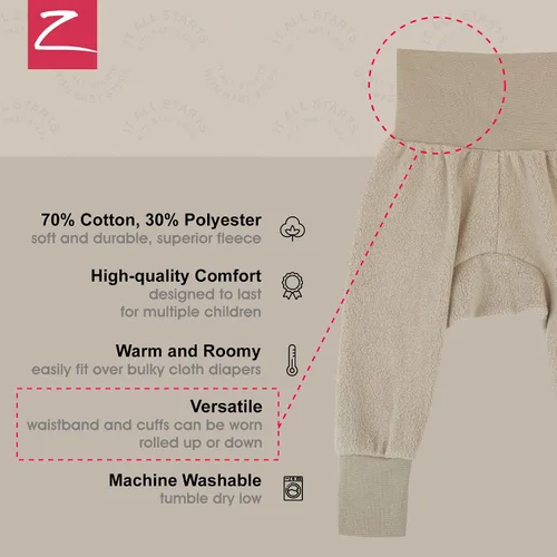 Vista 3 de Zutano - Leggings unisex para bebés