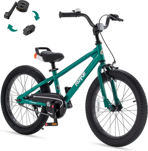 Vista 39 de RoyalBaby EZ Kids Bike 12 14 16 18 20 Inch Balance Pedal 2-in-1 Training Bicycle Boys Girls Ages 3 to 12 Years Easy Learn for Beginners