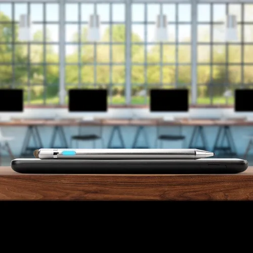 Vista 6 de BoxWave Lápiz óptico compatible con Google Pixel 7, AccuPoint Active Stylus, lápiz digital electrónico con punta ultra fina, color plateado metálico