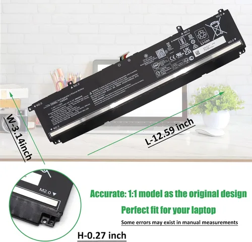 Vista 5 de WK06XL - Batería de repuesto para laptop HP Omen 16-b0xxx 16-b0000TX 16-B0047TX 16-C0xxx 16-C0167AX Omen 7 Plus 17-ck0xxx 17-CK0007NV 17T-CK100