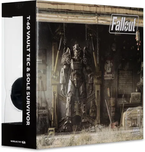 Vista 11 de McFarlane Toys - Fallout 4 T-60 Vault Tec y Sole Survivor 2 Pack