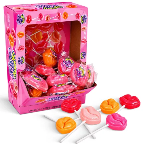 Vista 12 de Yummy-Lix Piruletas (Paquete de 24, Redondas Gourmet)
