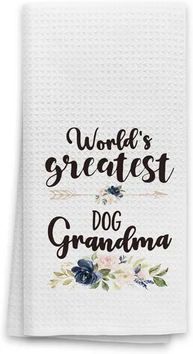 Vista 9 de OHSUL La Mejor Abuelita Del Mundo - Toallas de cocina españolas altamente absorbentes, paños de cocina, toalla de mano para la mejor abuela
