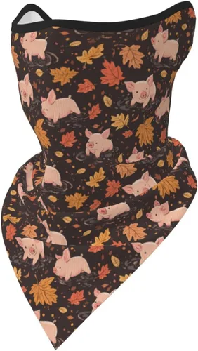 Vista 16 de Polaina para el cuello, bandanas para hombres y mujeres, cubierta de bufanda para la cara con rayos UV, con agujero para las orejas, máscara facial