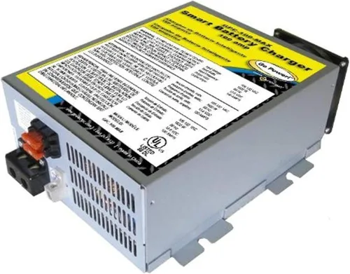 Vista 8 de Go Power GPC-45-MAX Convertidor/cargador de batería de 3 etapas de 45 amperios, diseño compacto, certificación UL, incluye enchufe macho de 15