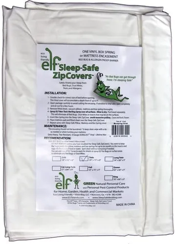 Vista 3 de Sleep Safe - Funda con cremallera de calibre 6, protector de colchón, tamaño Queen, 60 x 80 x 9 pulgadas