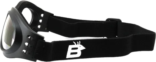 Vista 9 de 2 pares de gafas Birdz Parrot negro plegables acolchadas para motocicleta, lentes transparentes y ahumadas para hombres y mujeres