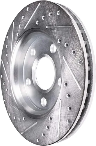 Vista 218 de Detroit Axle - Rotores de freno delantero para 04-13 Mazda 3 Rotores de frenos de disco 06-15 Mazda 5 Reemplazo: Rotor regular delantero de 11.81