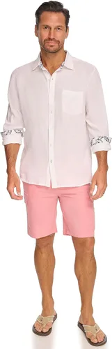 Vista 2 de Margaritaville Men's Island Reserve Tropical Vibes Fins Up Long Sleeve Shirt
