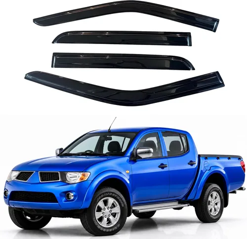 Vista 246 de Visera de ventana IG para Ford Focus Sedán y Hatchback 2012-2018, Protector de ventana lateral para lluvia y viento estilo Mugen, extra duradero