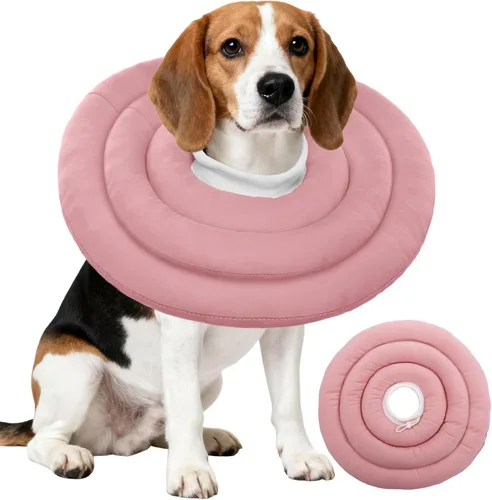 Vista 9 de IDOMIK - Collar de recuperación para perros, cono suave impermeable para perros después de la cirugía Comfy Protective Elizabethan Collar