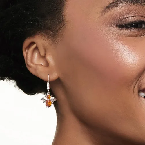 Vista 2 de Ross-Simons Bumblebee Earrings in Sterling Silver