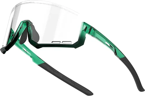 Vista 16 de Lentes de ciclismo fotocromáticos, UV400 TR90, marco para equitación, correr, béisbol, pesca, conducción para hombres y mujeres