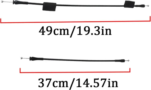 Vista 5 de WFLNHB 924-350 Cables de liberación del pestillo de puerta 6C2Z15264A00AB Reemplazo para Ford E150 E250 E350 Vans 1992-2013 Econoline Super Duty 2