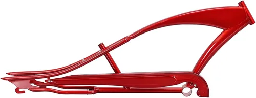 Vista 8 de MICARGI Marco de acero elástico Cruiser de 26 pulgadas y protector de cadena para posavasos de 1/3/7 velocidades/freno de disco multicolor