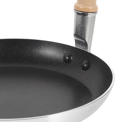 Vista 3 de Sartén de huevo antiadherente japonés Oyakodon Mini sartén para tortilla, sartén pequeña para huevos, práctica sartén de metal, mango de aislamiento
