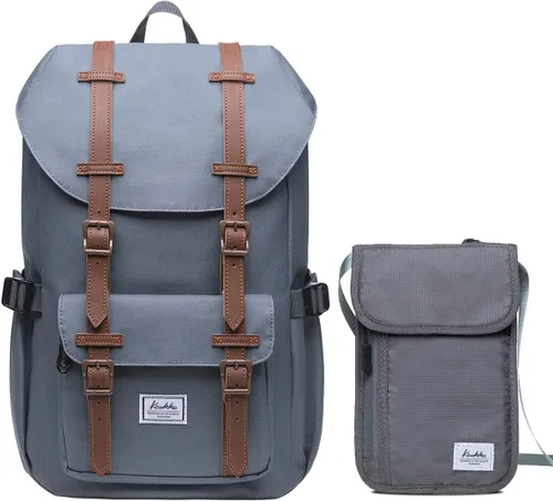 Vista 25 de Kaukko mochila para laptop de 15.6 pulgadas, mochila de viaje, 0-negro(2pc)), EP5-NEW 0-Negro (2 piezas)