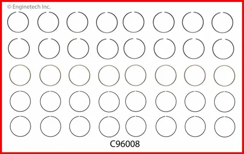 Vista 2 de Juego de juntas completas del motor Rodamientos de anillos FITS: 1999-2001 Chevrolet GMC 5.3L LM7 LS Vortec