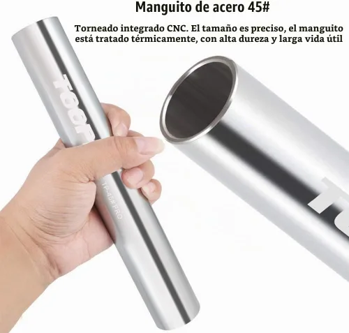 Vista 4 de CALIDAKA Herramienta BB de bicicleta de 3 piezas, kit de ajuste de horquilla delantera de reparación de bicicleta de aleación de aluminio