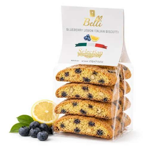 Vista 11 de Biscotti italiano de limoncello Hecho en Toscana, Italia Galletas tradicionales semi suaves Belli