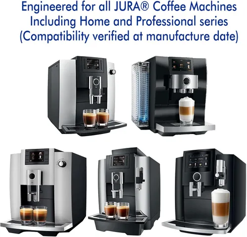 Vista 7 de New England Stories Jura - Tabletas descalcificadoras compatibles con 18 unidades, elimina la cal y el calcio, mejora el sabor del café