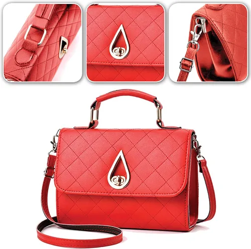 Vista 3 de Hanbella - Bolsos cruzados pequeños para mujeres y niñas, bonitos monederos de piel sintética y bolsos para adolescentes, bolso de mano para mujer