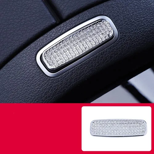 Vista 2 de Accesorios brillantes para Mercedes Benz 2019-2024 Clase A B CLA GLA GLB apliques de diamantes de imitación