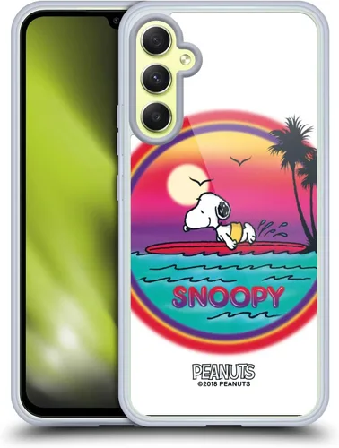 Vista 90 de Head Case Designs Officially Licensed Peanuts Beach Surf Snoopy Boardwalk Airbrush Gel Case [Military Grade Protection] Compatible with Google Pixel